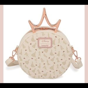 Disney princess crown crossbody loungefly